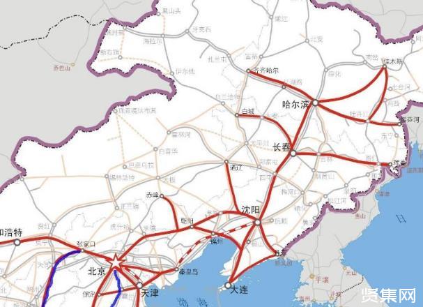 中国高铁线路图一览，高铁线路图中的“八纵八横”